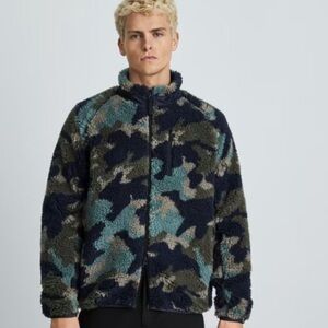 NWT Everlane The Renew Fleece Bomber jacket